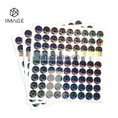 Custom Honeycomb Pattern Security Tamper Evident Sticker Hologram