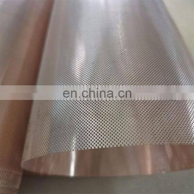 Variety Size of Copper Wire Mesh Screen micro expanded metal mesh rolls