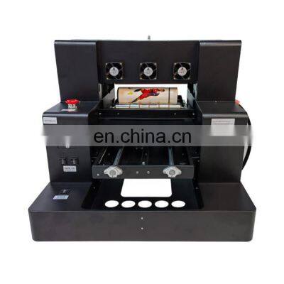 A3 UV cylinder printer UV DTF flatbed printer ( CMYK W+Varnish,cylinder,phone case,AB film etc )