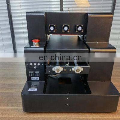 A4 Small DTF UV Flatbed Printer Cell Phone Case Printing Machine ( CMYK W+Varnish,cylinder,AB Film,golf Ball,logo Etc ) photo-4