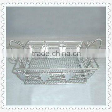 square empty cosmetic wholesale wire baskets gift baskets