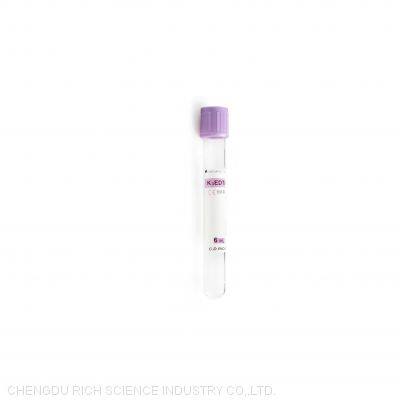 EDTA Tube Whole Blood Tubes Evacuated Blood Collection EDTA K2/ EDTA K3 Tubes, Test Tube for Blood Sample Colletion (CE)