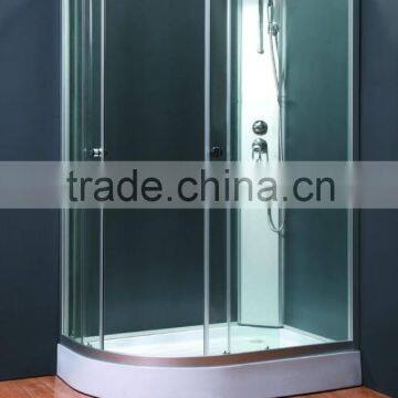 China supplier ABS tray Sliding clear glass cheap shower enclosure