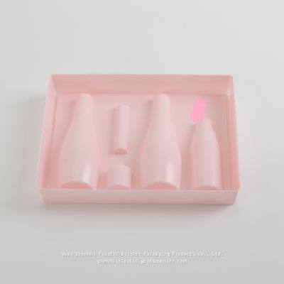 thermoformed cosmetic inner packaging vacuum forming cosmetic plastic pallets