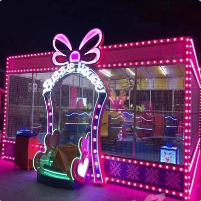 Kindergarten Supplies Plastic Ball Making Machine Spray Ball Car Rides photo-3