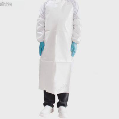 Jarvis Tpu Apron Shiny Outside Matte Inside Soft And Comfortable Easy-to-clean TPU Apron for Slaughtering House,meat Shop photo-3