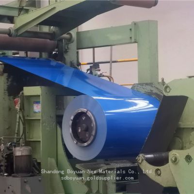 Boyuan AZ150 5+20 BLUE Coated Film Al-Zn Steel Sheet