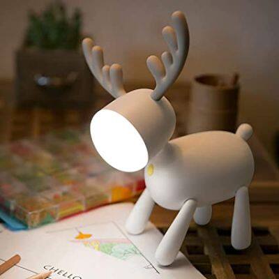 High Quality Cartoon Children's Creative Deer Led Silicone Night Light for Bedroom Kid Home Decoration Christmas Children's Days photo-3