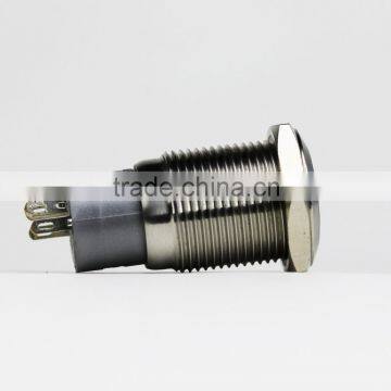 16mm Splash Resistant Blue Latching 12v Power Push Button Switch Ip65 photo-4