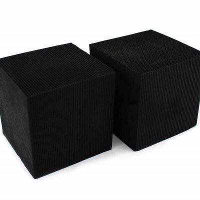 Aquarium Filter Material Honeycomb Cubic Activated Carbon Treatment Waste Gas Honeycomb Activated Carbon
