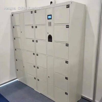 Hospital Electronic Locker with Biometric Access - Medical Grade Smart Storage for Healthcare Facilities
