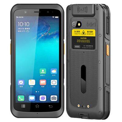 HT540 Cheapest Factory 5.5'' Android 10 2.0Ghz 4G Rugged PDA Mobile Phones Waterproof Rugged PDA Handheld Terminal with 2D Scanner NFC