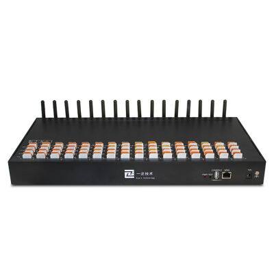 EJOINTECH 16-port VoIP Gateway 128SIM Slot 4G Gateway VoIP Supporting SIM Data Management ACOM516-128