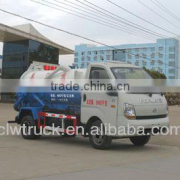 mini 3m3 foton vacuum sewage suction truck