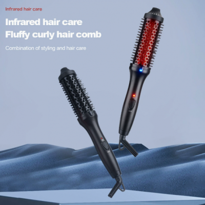 Infrared Curling Comb/hair Comb/straight Hair Comb/fluffy Comb/multifunctional Curling Iron Electric Comb（Wechat:13510231336） photo-5