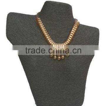 Hot velvet jewelry necklace display bust jewelry display supplier A-12