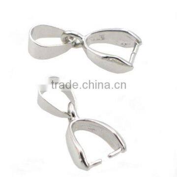 Stainless Steel Clasp For Making Pendant, Clasp Bails Charms Jewelry Findings