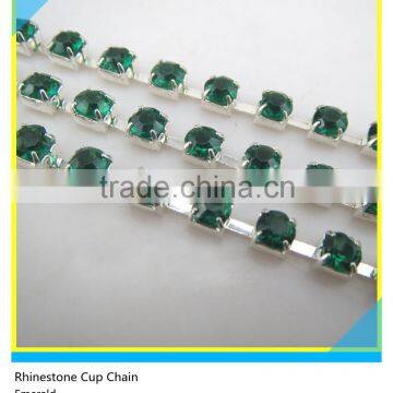 High Quality Rose Rhinestone Cup Chain For Decoration SS6/SS10/SS16 photo-6