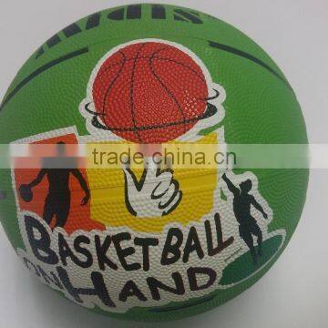 Customized Offical Cheap Rubber Basketball Size 7 for Promotion