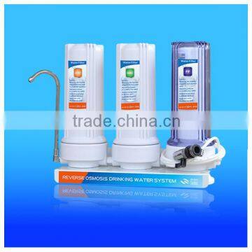 3 stage water filter machine water filter system water purifier Easy Water Filtration / Countertop 3 Stages Water Filter