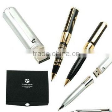 Luxury gift 2GB Pen drive Custom logo Pen USB Flash