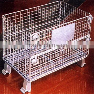 Customized design wire storage cage container in warehouse