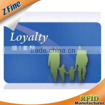 coated plastic pvc loyalty card ,plastic loyalty card pvc card