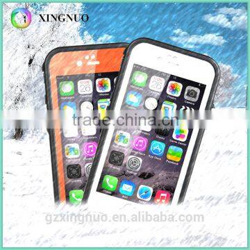 New design waterproof soft silicone PC phone case for iphone 6