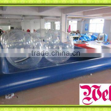 cheap and popular inflatable ball pool /inflatable square swimming pool