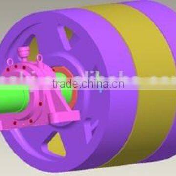 Dia 200 to 1800mm Head Pulley With Rubber Lagging photo-5