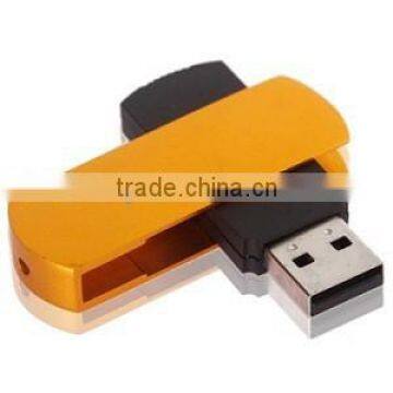 custom logo printing cheap usb 2.0,swivel metal shape usb 1gb 2gb