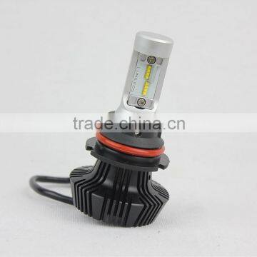 Car Led Headlight All in Onr Design 12v Fanless Led Car Headlamp 9007 photo-2