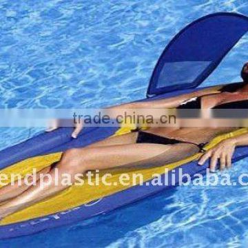 inflatable cool air mat with sunshade