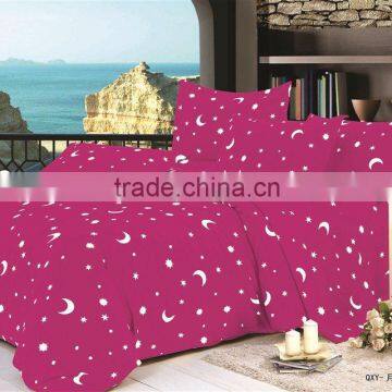 Changxing peach skined Printed 100% Polyester curtain fabric for home textile