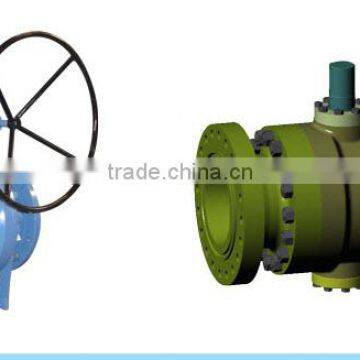 Ball Valve Trunion Type 2 Piece Design