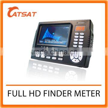 4.3Inch LCD Full HD Sat Finder Meter MPEG-2/MPEG-4 Signal & Video Play Support