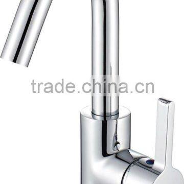 Deck Mounted Contemporary Sanitary Ware Bathroom Basin Mixer Taps photo-2