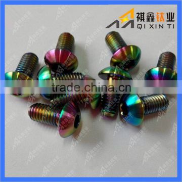 din 975 iso 7380 titanium screws with hexagon socket button head