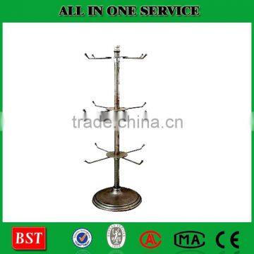 New design for retail store floor hanging metal display rack