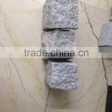 Cheap Chinese Natural Split Grey Granite Cobble Stone Paving Stone Quality Choice photo-2