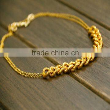2016 Original Design Yellow Fake Gold choker necklace unisex