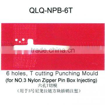 Nylon Zipper Hole Punching Mould Open end Nylon Zipper