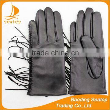 2016 the latest fringed leather gloves the best sell Hot mother fashion gloves