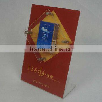 cigarette acrylic display unit plexiglass stand