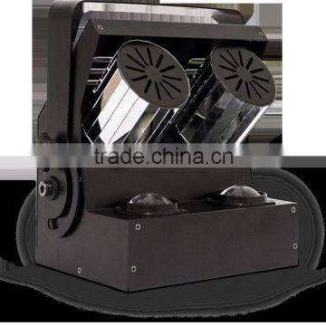 DMX512 10W 2-Head Quad RGBW Roller Led Scanner Stage Beam Light photo-2