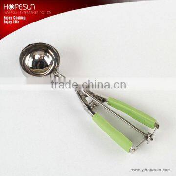 High grade stainless steel hami melon scoop with trigger release                        
                                                Quality Choice