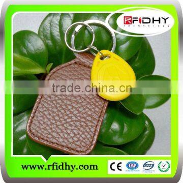 Barcode keychain card 125KHz ABS RFID Keyfob(T5567,T5577) with logo printing and laser number AB02