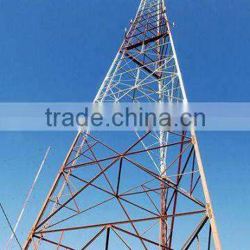 Good Service Galvanized Self Supporting Tower Telecom Pole photo-6