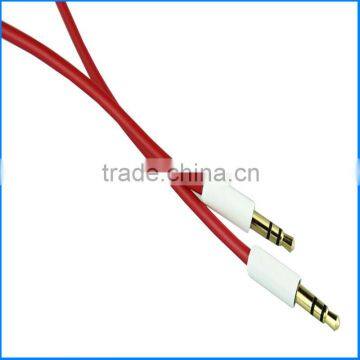 AUX Cable Gold Plated Audio I/O Wire Stereo Panel Mount Cable for PC, Car Audio, Audio Equipment