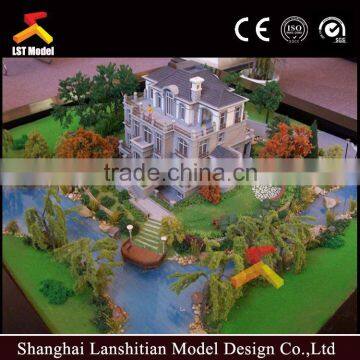 Solid Modern House Design Plastic Scale Model photo-2